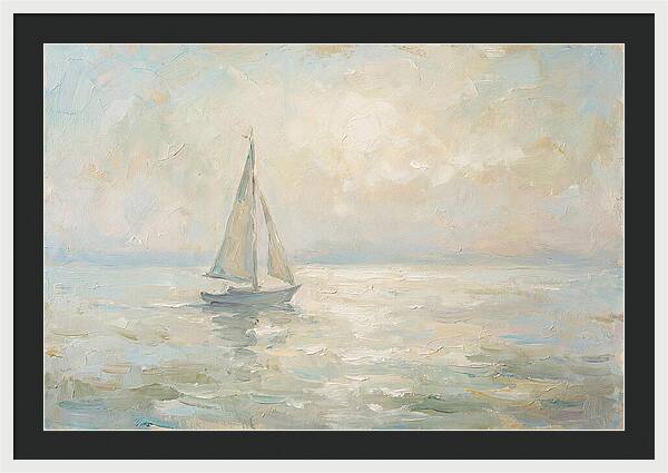 Summer Sailing On A Sparkling Lake
