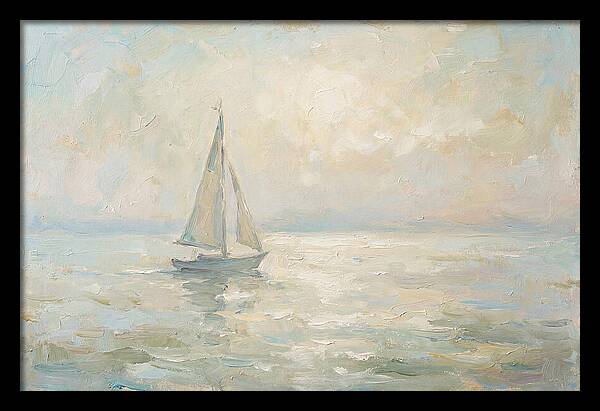 Summer Sailing On A Sparkling Lake