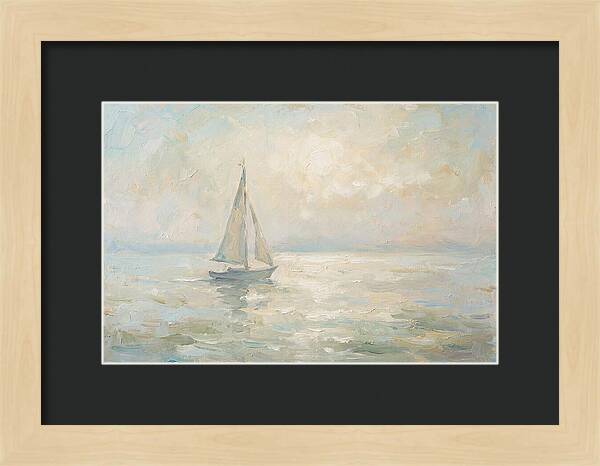 Summer Sailing On A Sparkling Lake