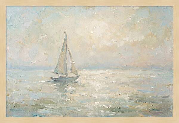 Summer Sailing On A Sparkling Lake