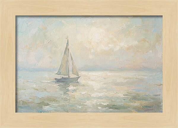 Summer Sailing On A Sparkling Lake