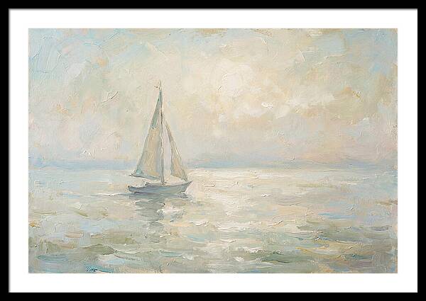 Summer Sailing On A Sparkling Lake