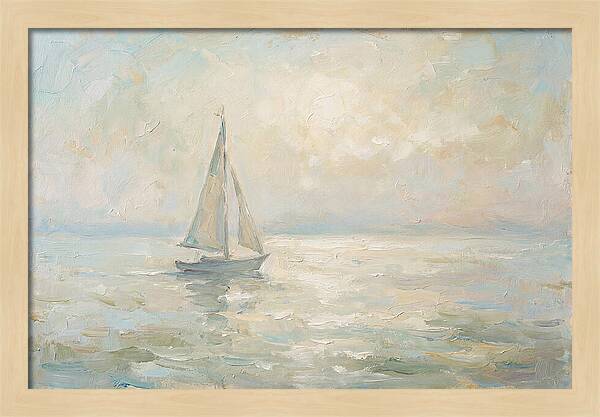 Summer Sailing On A Sparkling Lake