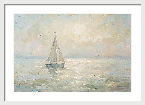 Summer Sailing On A Sparkling Lake