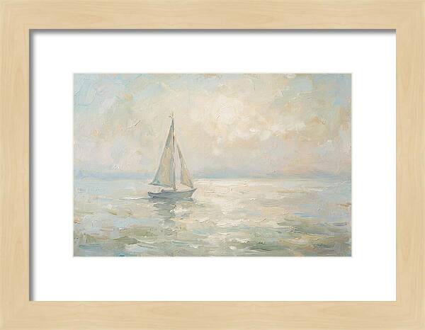 Summer Sailing On A Sparkling Lake