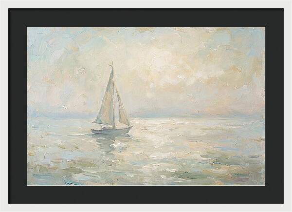 Summer Sailing On A Sparkling Lake