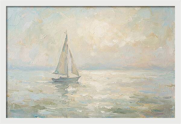 Summer Sailing On A Sparkling Lake