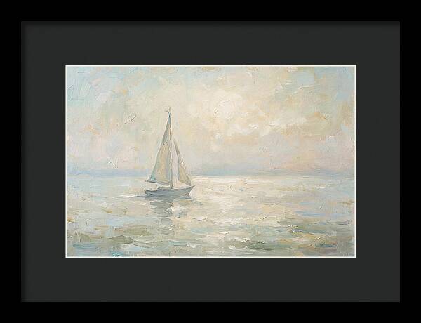 Summer Sailing On A Sparkling Lake