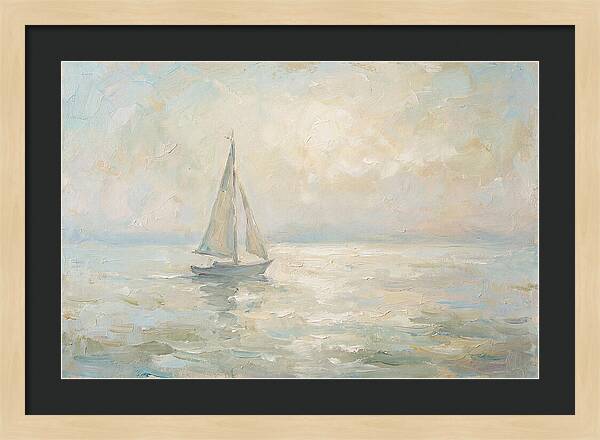 Summer Sailing On A Sparkling Lake