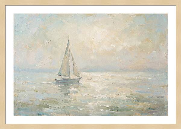 Summer Sailing On A Sparkling Lake