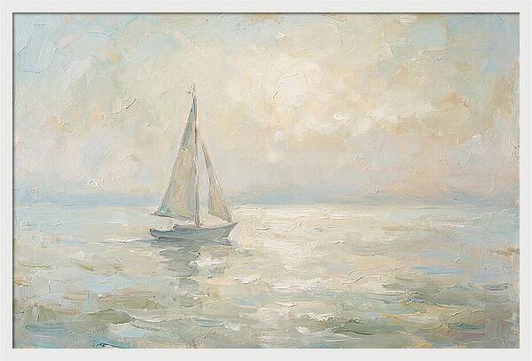 Summer Sailing On A Sparkling Lake
