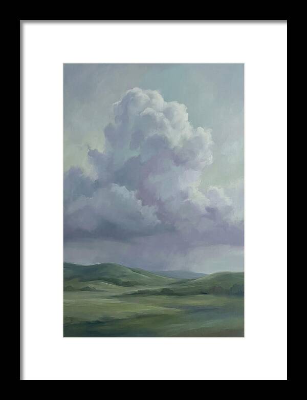 Summer Thunderhead Building Over Green
