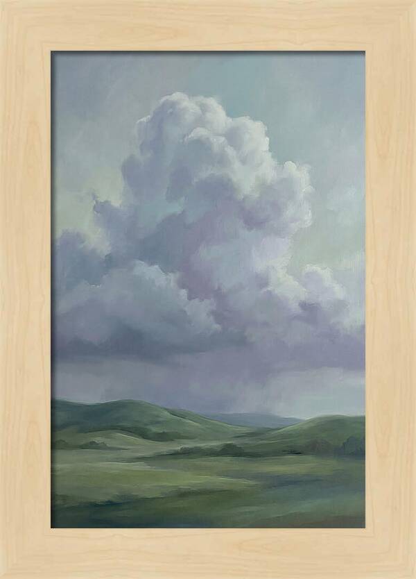 Summer Thunderhead Building Over Green