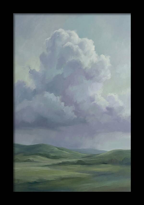 Summer Thunderhead Building Over Green