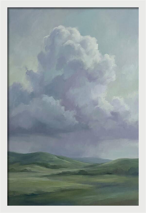 Summer Thunderhead Building Over Green