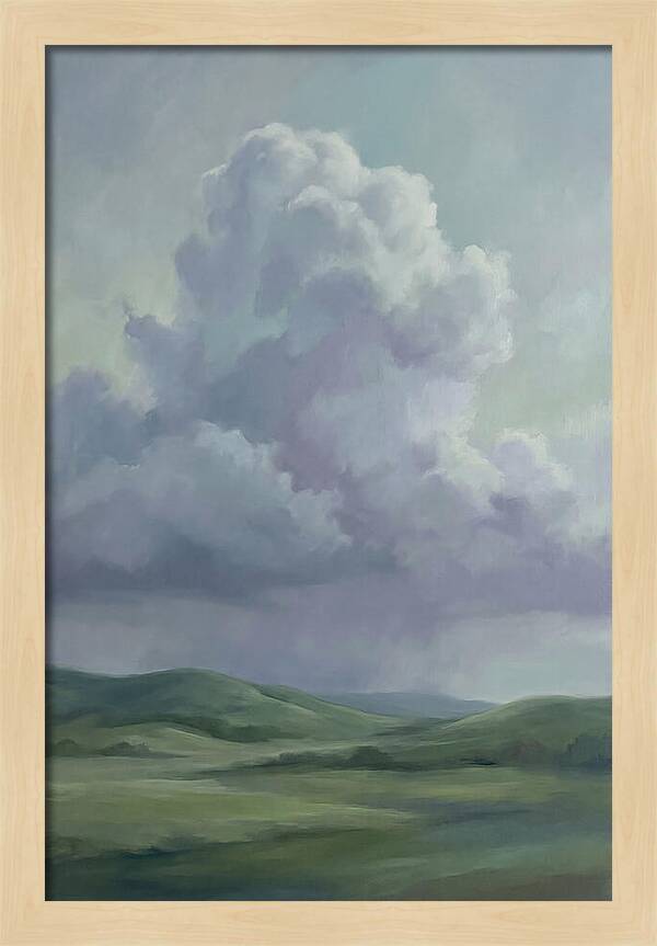Summer Thunderhead Building Over Green