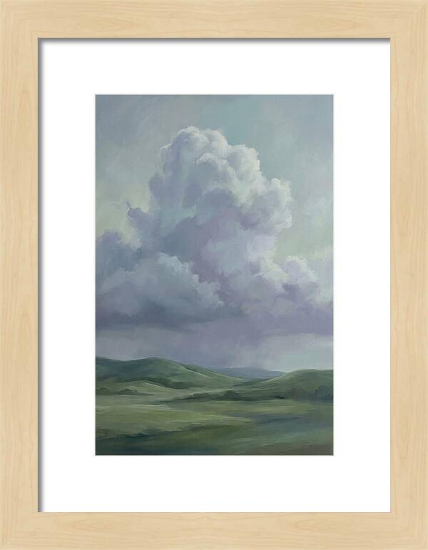 Summer Thunderhead Building Over Green