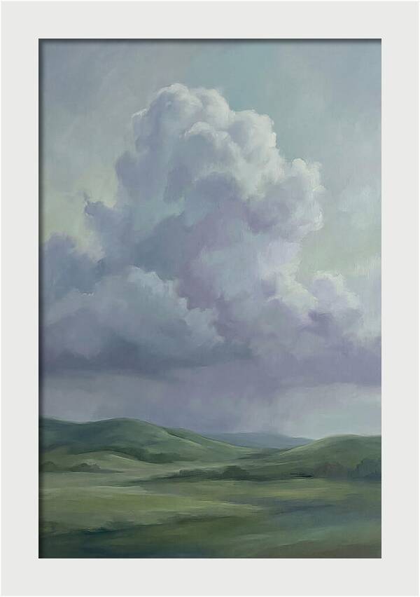 Summer Thunderhead Building Over Green