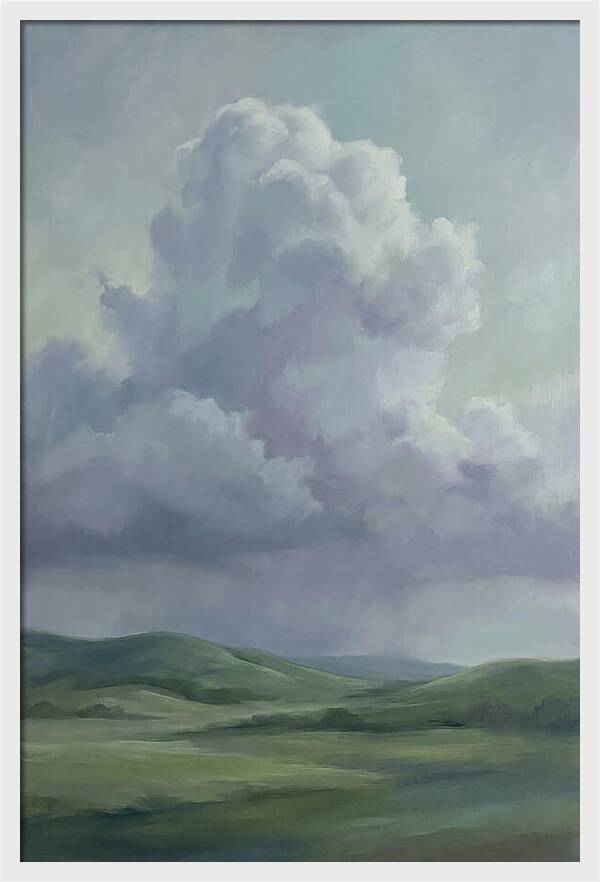 Summer Thunderhead Building Over Green
