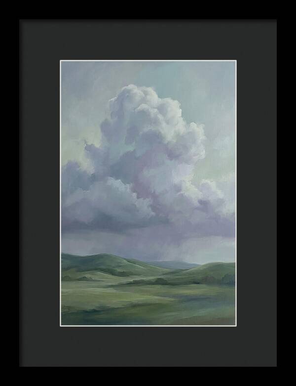 Summer Thunderhead Building Over Green
