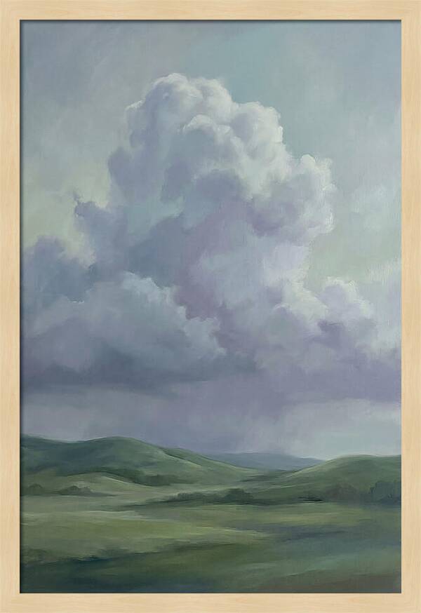 Summer Thunderhead Building Over Green
