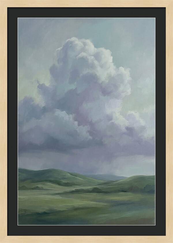 Summer Thunderhead Building Over Green
