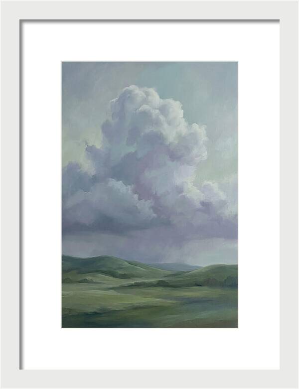 Summer Thunderhead Building Over Green