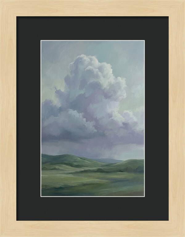 Summer Thunderhead Building Over Green