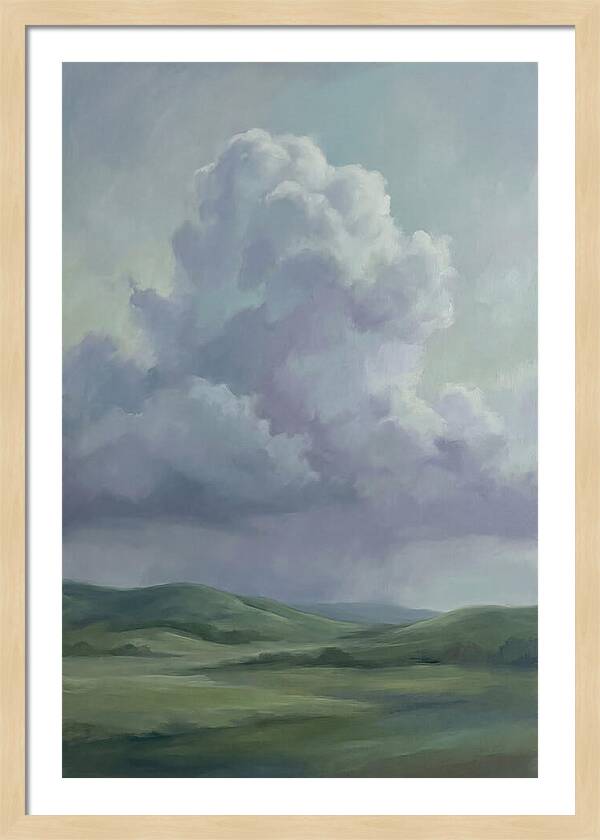 Summer Thunderhead Building Over Green