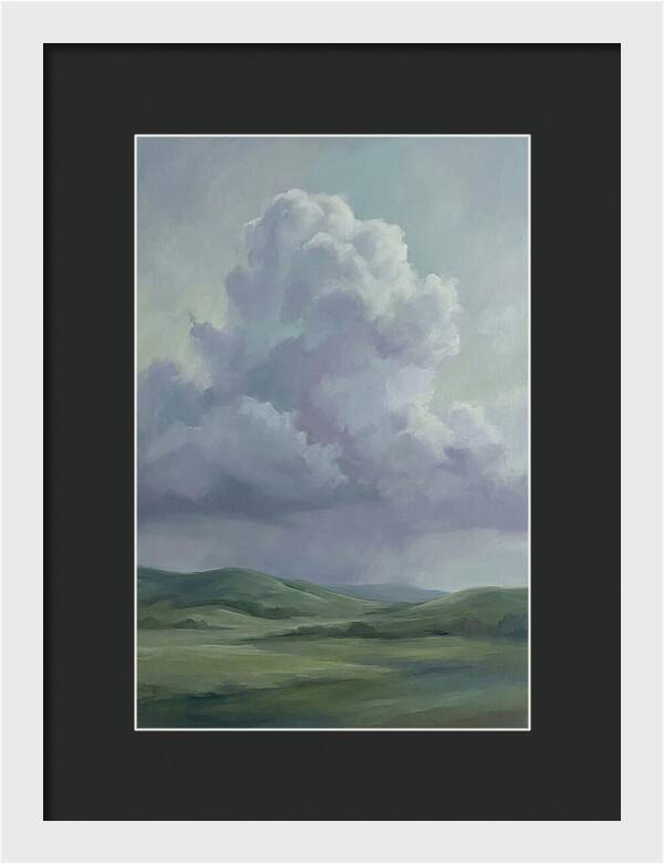 Summer Thunderhead Building Over Green