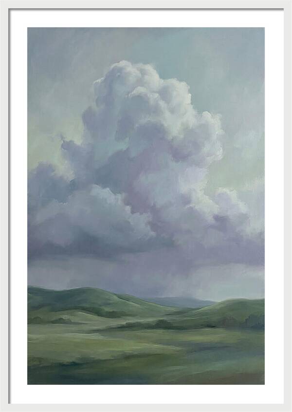 Summer Thunderhead Building Over Green
