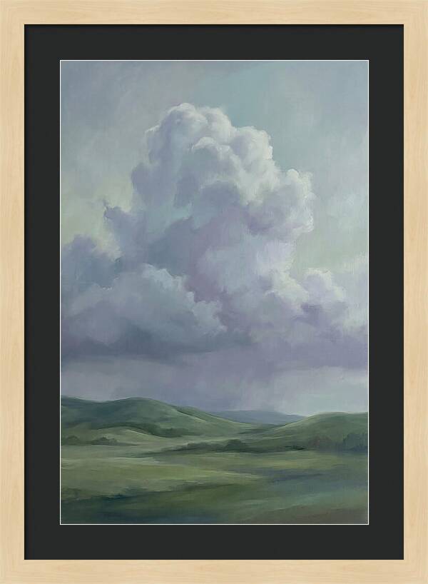 Summer Thunderhead Building Over Green