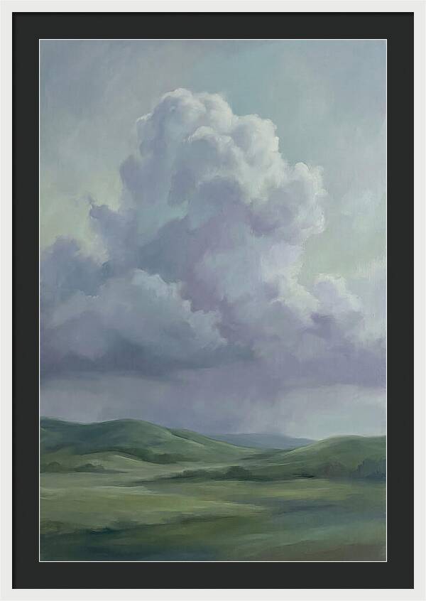 Summer Thunderhead Building Over Green