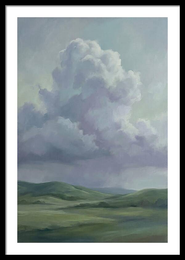 Summer Thunderhead Building Over Green