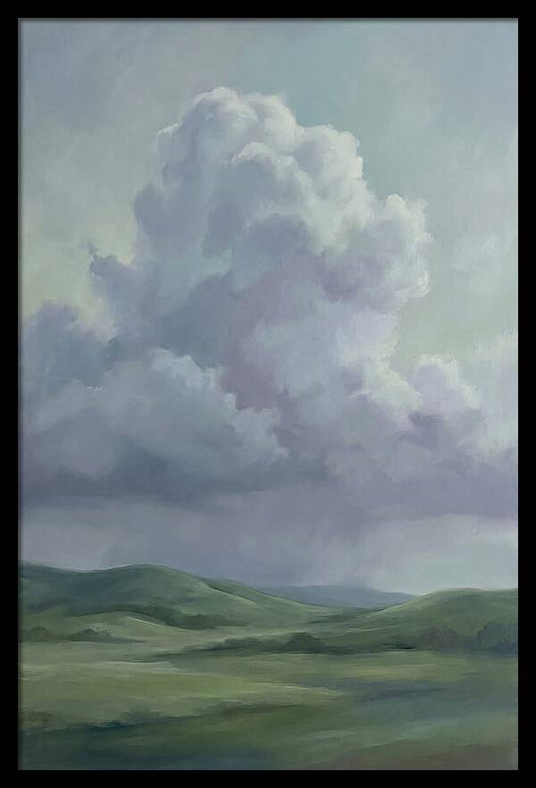 Summer Thunderhead Building Over Green