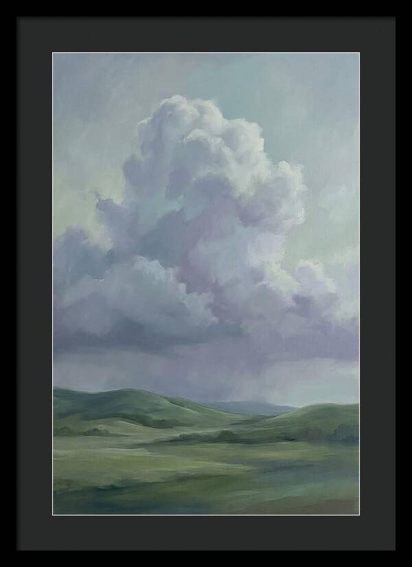 Summer Thunderhead Building Over Green