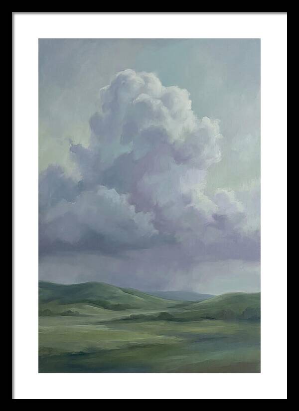 Summer Thunderhead Building Over Green