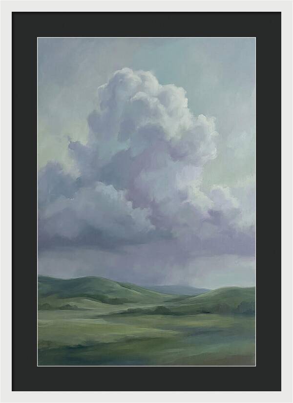 Summer Thunderhead Building Over Green