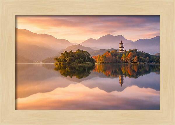 Sun Moon Lake At Dawn