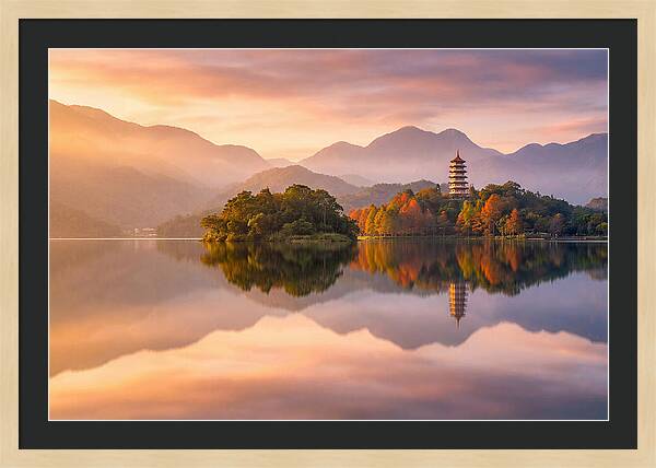 Sun Moon Lake At Dawn