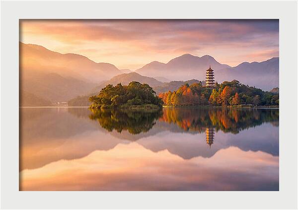 Sun Moon Lake At Dawn
