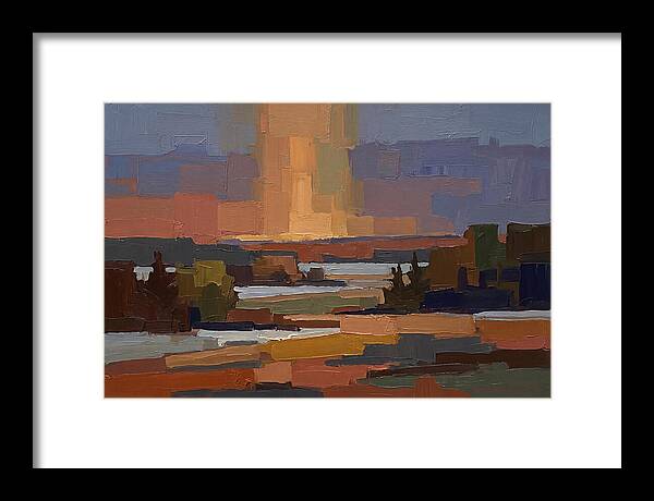 Sun Pillar At Winter Sunrise