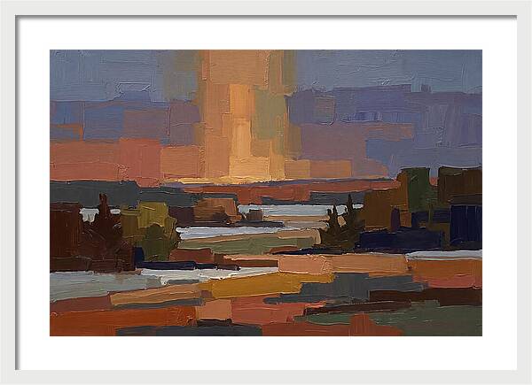 Sun Pillar At Winter Sunrise