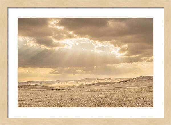 Sun Rays Breaking Through Clouds