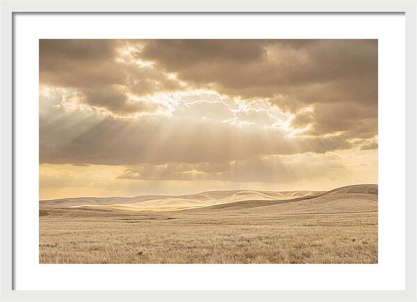 Sun Rays Breaking Through Clouds