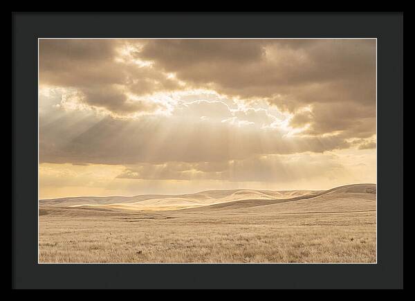 Sun Rays Breaking Through Clouds