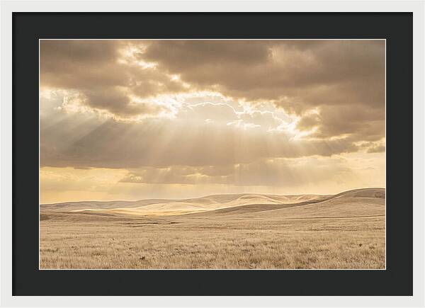 Sun Rays Breaking Through Clouds