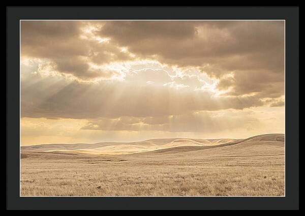 Sun Rays Breaking Through Clouds