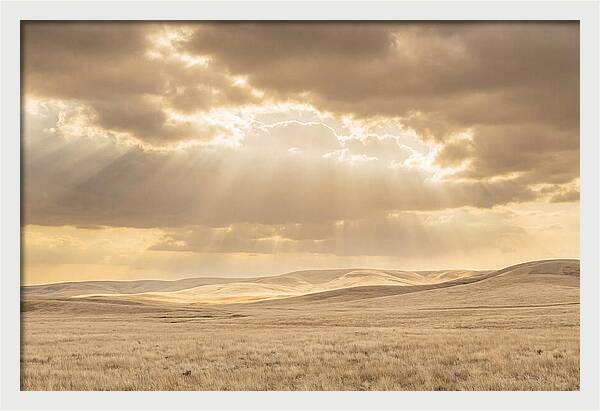Sun Rays Breaking Through Clouds