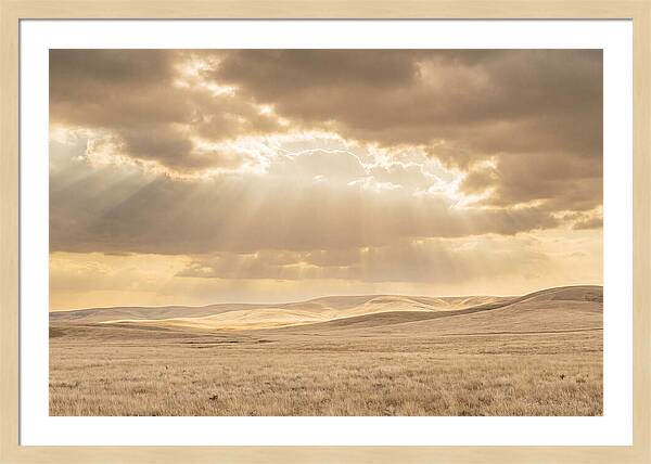 Sun Rays Breaking Through Clouds